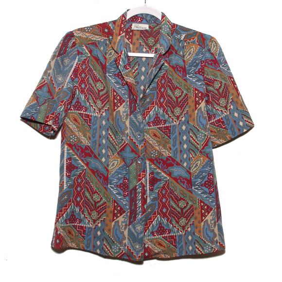 Vintage Levi Strauss & Co. Button up Shirt No size tag Short sleeve 70s - Picture 1 of 4
